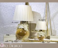 Oro Bianco Bomboniere - Porta lume con palla ambra