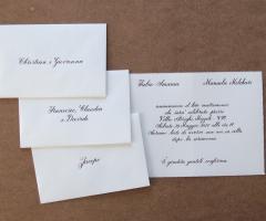 Silvia Raimondi Calligrafia - Partecipazione e buste