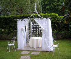 Gazebo per la torta nuziale