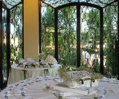 Sala con vetrata per il matrimonio a Velletri