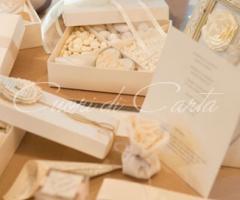 Scatole portaconfetti e menu