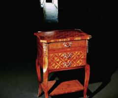 Mobili Intarsiati artistici - Comodino in stile Modello Diamante