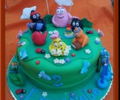 Torta di compleanno con Barbapapà