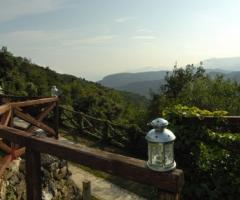 Vista panoramica dalla Tenuta La Ginestra per ricevimenti di matrimonio