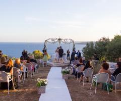 Cala dei Balcani - La cerimonia nunziale all'aperto