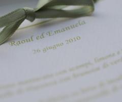 Partecipazione di nozze