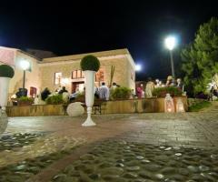 Allestimento del matrimonio in veranda