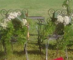 Allestimento in giardino