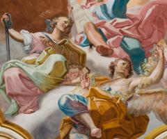 Dettaglio di un affresco