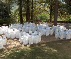 allestimento all'aperto