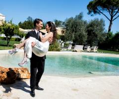 Gli sposi presso Masseria Pietrasole