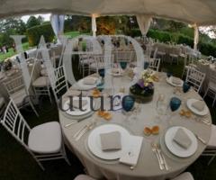 La sala del ricevimento di nozze