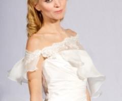 Abito da sposa con scollo a barchetta - Modello Enrica