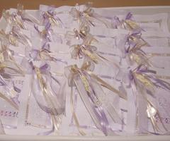 Bomboniere fatte a mano di Ricameria Marco Polo a Catania