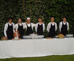 Staff per il ricevimento di matrimonio