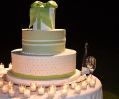 Wedding green cake