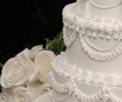 Dettaglio della torta nuziale