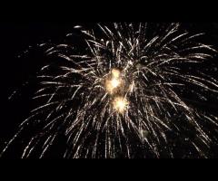 Spettacolo pirotecnico per il matrimonio - Pioggia bianca