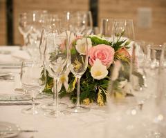 Centrotavola floreale per le nozze