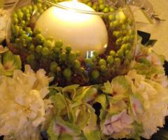 Centrotavola di candele