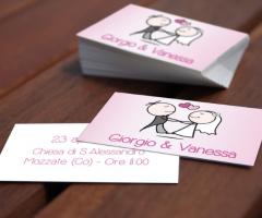 Bigliettini per confetti