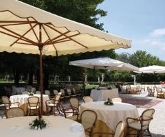 allestimento in giardino