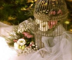 Coreografia shabby chic per il matrimonio