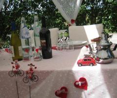 Mise en place tavolo sposi