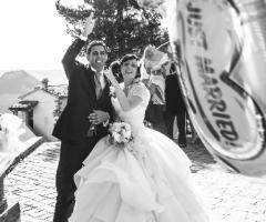 San Leo Wedding - Palloncini Just Married per questi 2 sposini