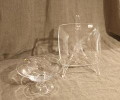 Oggetti in vetro decorato