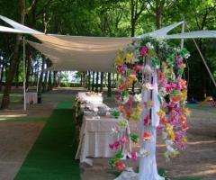 Allestimenti per il ricevimento di matrimonio in stile americano