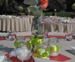 Centrotavola con vaso