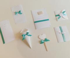 Coordinati per le nozze in blu Tiffany