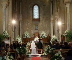 Addobbo floreale chiesa