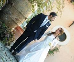 Foto sposi all'aperto