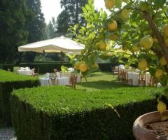 Giardino per il ricevimento di nozze