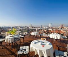 Terrazza panoramica per il ricevimento di nozze