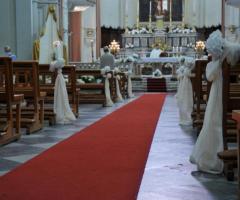 Addobbi per la chiesa de I Giardini del Sole a Trecastagni (Catania)