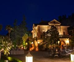 Villa Vergine - La villa in notturna