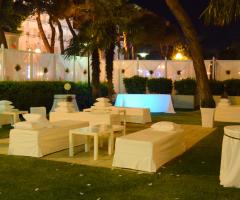 Il ricevimento di matrimonio celebrato di sera