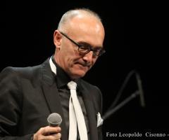 Franci Palmisano durante un'esibizione