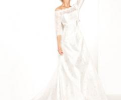 Abito da sposa con scollo a barchetta - Modello Camelia