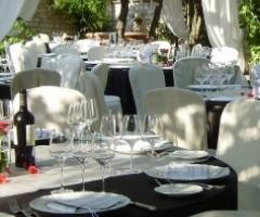 Ricevimento di nozze in veranda