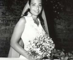 Ritratto sposa con bouquet