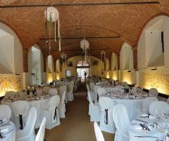 Allestimento della sala a cura di Le Muse Banqueting