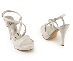 Calzaveste Damonte Marco - Sandalo in vernice bianco