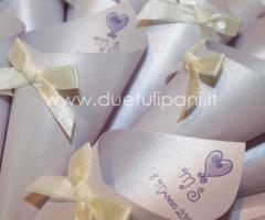 Coni per il riso di stoffa