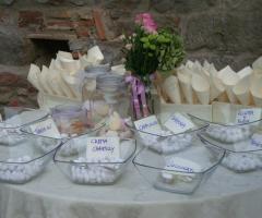 Centrotavola confettata