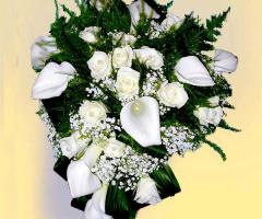 Bouquet in bianco