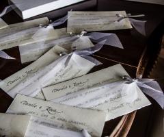 Scritti da Giuliana  - Partecipazioni di nozze Excelsior Argento